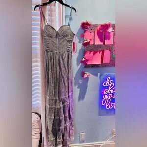 NWT Betsey Johnson Lilac dress size 8.